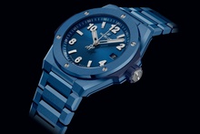 Men's watch / unisex HUBLOT, Big Bang Integrated Time Only Blue Magic / 38mm, SKU: 457.EX.7170.EX | watchphilosophy.co.uk