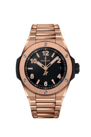 Men's watch / unisex HUBLOT, Big Bang Integrated Time Only King Gold / 38mm, SKU: 457.OX.1280.OX | watchphilosophy.co.uk