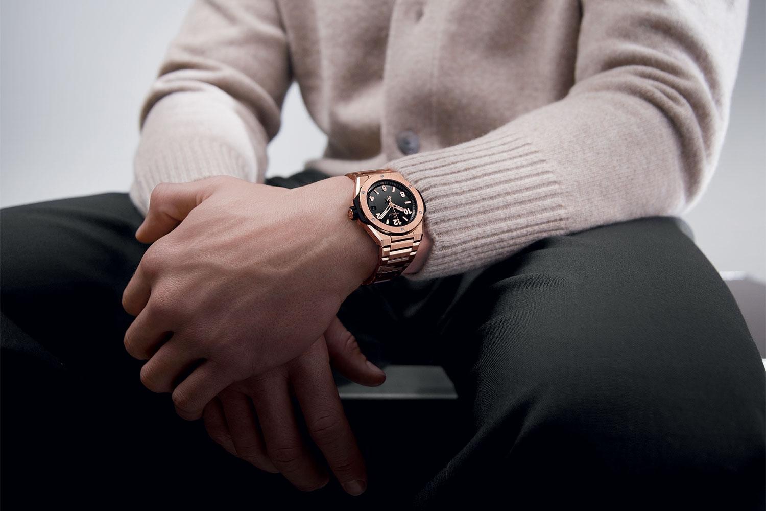 Men's watch / unisex HUBLOT, Big Bang Integrated Time Only King Gold / 38mm, SKU: 457.OX.1280.OX | watchphilosophy.co.uk