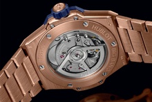 Men's watch / unisex HUBLOT, Big Bang Integrated Time Only King Gold Blue / 38mm, SKU: 457.OX.7180.OX | watchphilosophy.co.uk