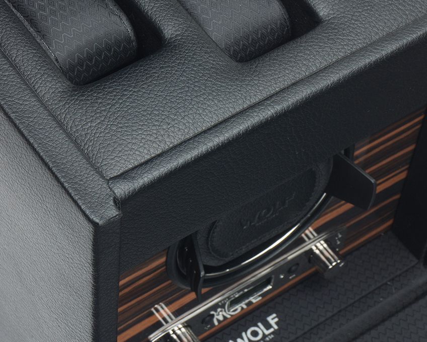 WOLF 1834, Roadster Single Watch Winder With Storage, SKU: 457156 | watchphilosophy.co.uk