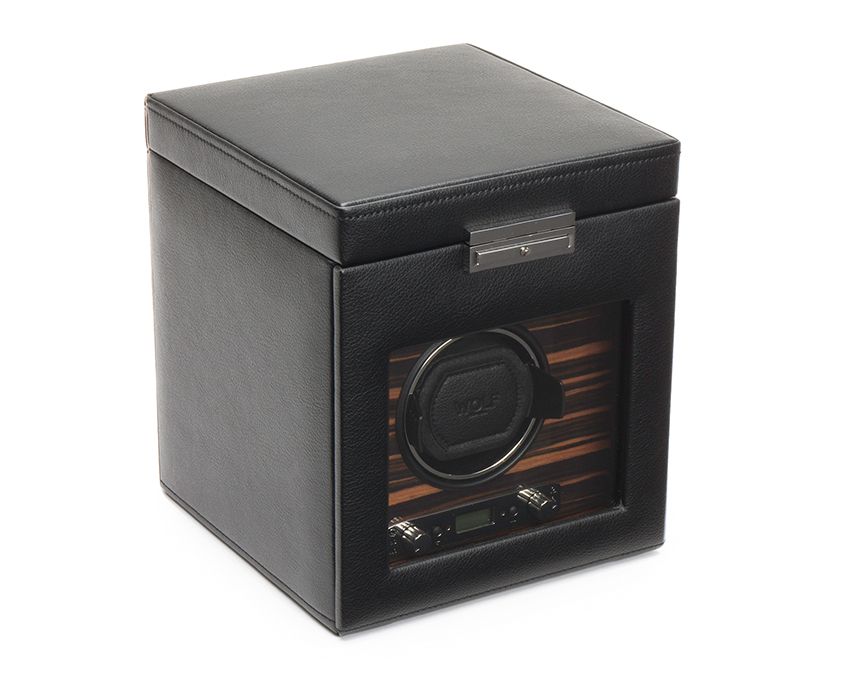 WOLF 1834, Roadster Single Watch Winder With Storage, SKU: 457156 | watchphilosophy.co.uk