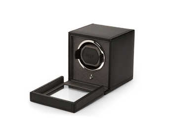 WOLF 1834, Cub Single Watch Winder With Cover, SKU: 461103 | watchphilosophy.co.uk