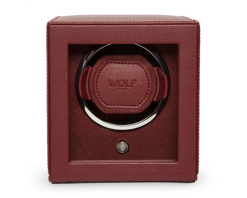 WOLF 1834, Cub Single Watch Winder With Cover, SKU: 461126 | watchphilosophy.co.uk