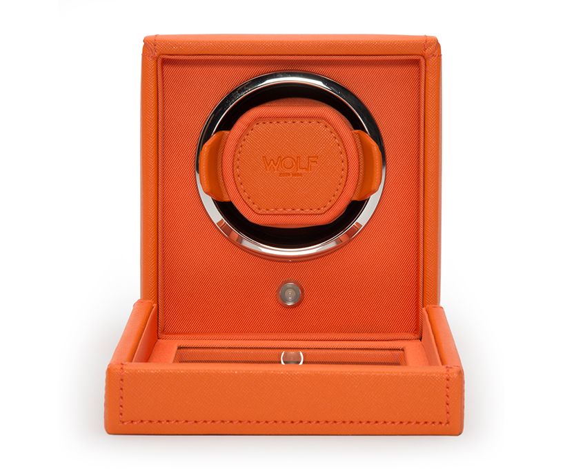 WOLF 1834, Cub Single Watch Winder With Cover, SKU: 461139 | watchphilosophy.co.uk