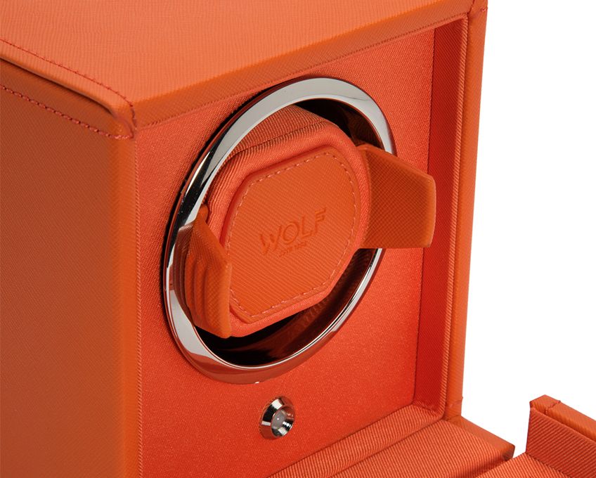WOLF 1834, Cub Single Watch Winder With Cover, SKU: 461139 | watchphilosophy.co.uk