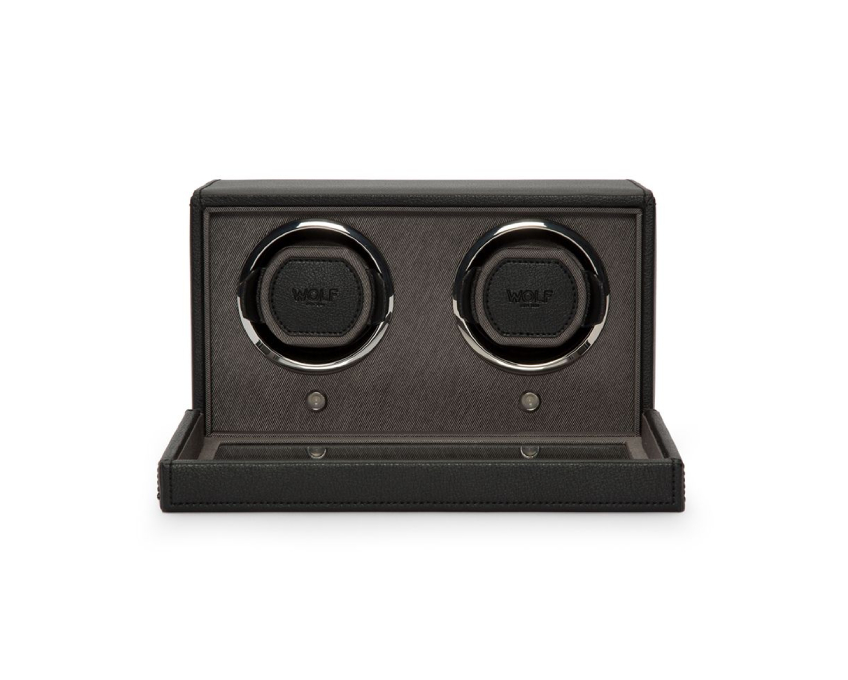 WOLF 1834, Cub Double Watch Winder With Cover, SKU: 461203 | watchphilosophy.co.uk