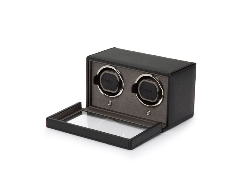 WOLF 1834, Cub Double Watch Winder With Cover, SKU: 461203 | watchphilosophy.co.uk