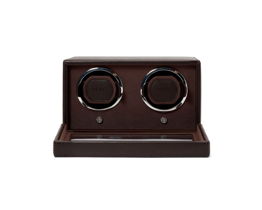 WOLF 1834, Cub Double Watch Winder With Cover, SKU: 461206 | watchphilosophy.co.uk