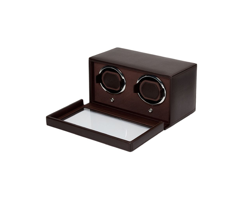 WOLF 1834, Cub Double Watch Winder With Cover, SKU: 461206 | watchphilosophy.co.uk