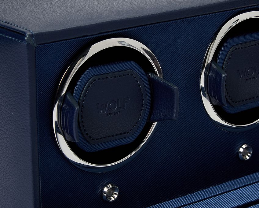 WOLF 1834, Cub Double Watch Winder With Cover, SKU: 461217 | watchphilosophy.co.uk