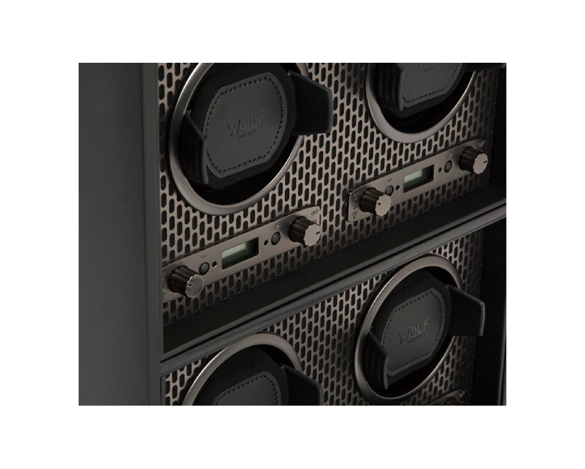 WOLF 1834, Axis 4pc Watch Winder, SKU: 469503 | watchphilosophy.co.uk
