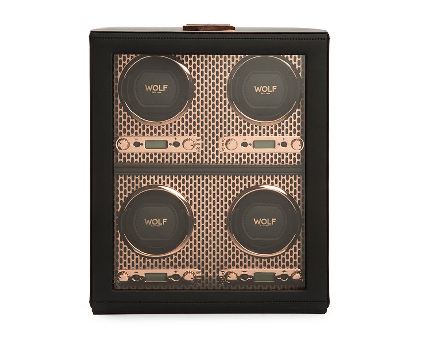 WOLF 1834, Axis 4pc Watch Winder, SKU: 469516 | watchphilosophy.co.uk