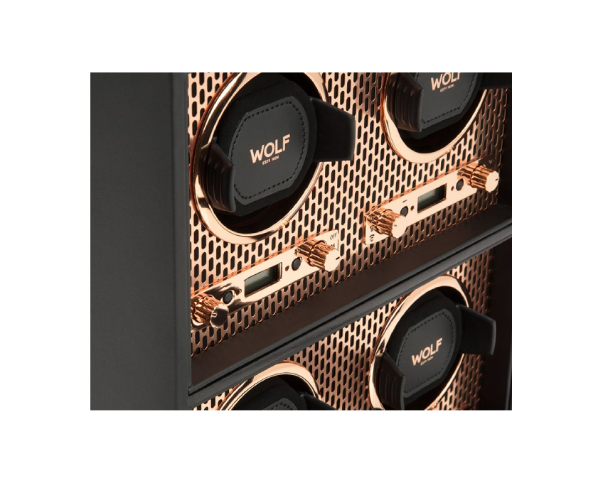 WOLF 1834, Axis 4pc Watch Winder, SKU: 469516 | watchphilosophy.co.uk