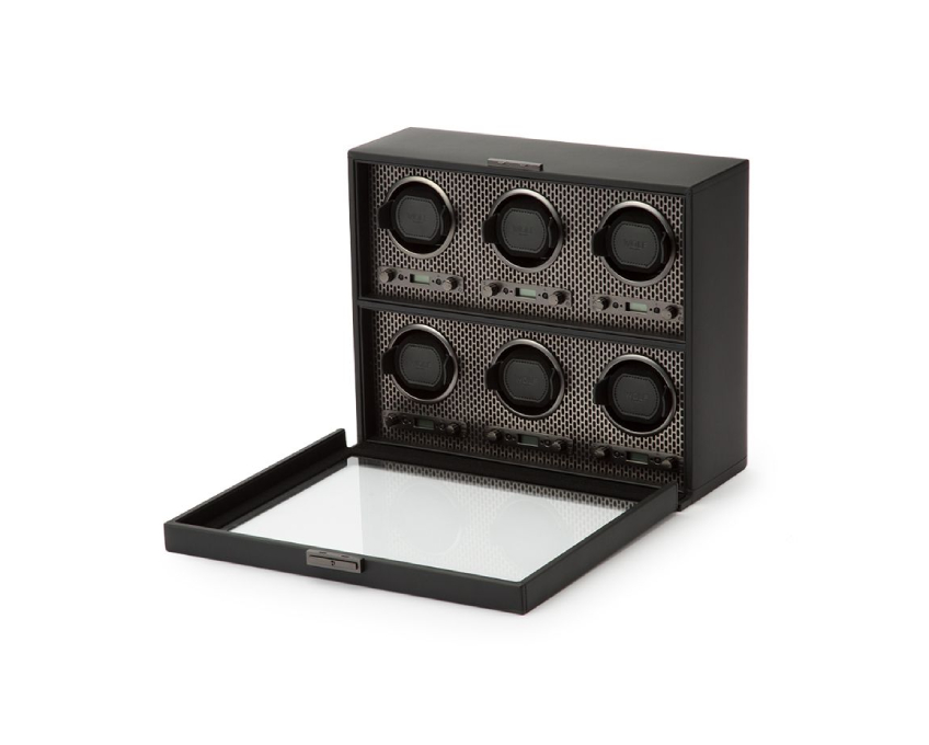 WOLF 1834, Axis 6pc Watch Winder, SKU: 469603 | watchphilosophy.co.uk