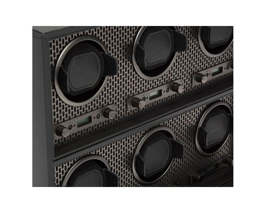 WOLF 1834, Axis 6pc Watch Winder, SKU: 469603 | watchphilosophy.co.uk