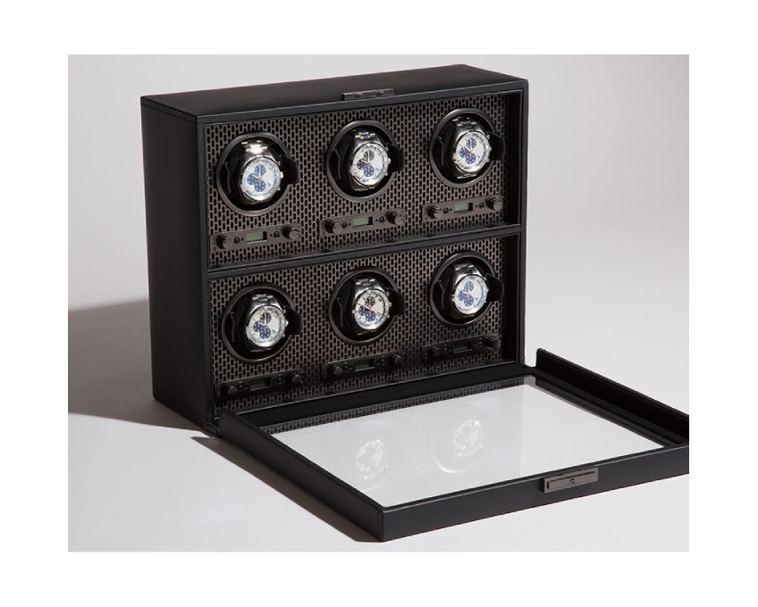 WOLF 1834, Axis 6pc Watch Winder, SKU: 469603 | watchphilosophy.co.uk