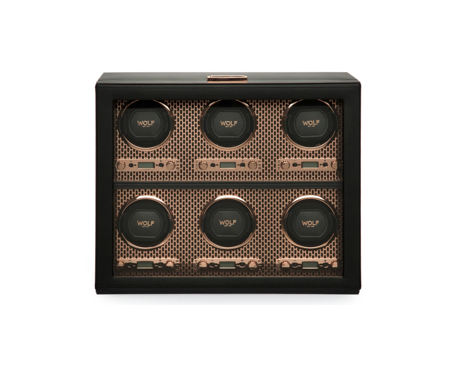 WOLF 1834, Axis 6pc Watch Winder, SKU: 469616 | watchphilosophy.co.uk