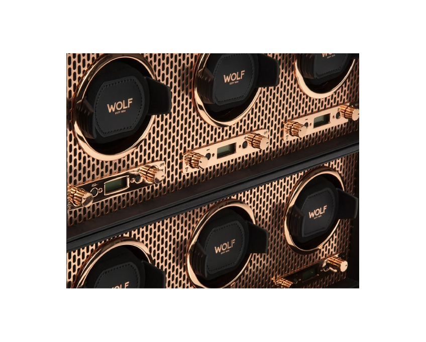 WOLF 1834, Axis 6pc Watch Winder, SKU: 469616 | watchphilosophy.co.uk