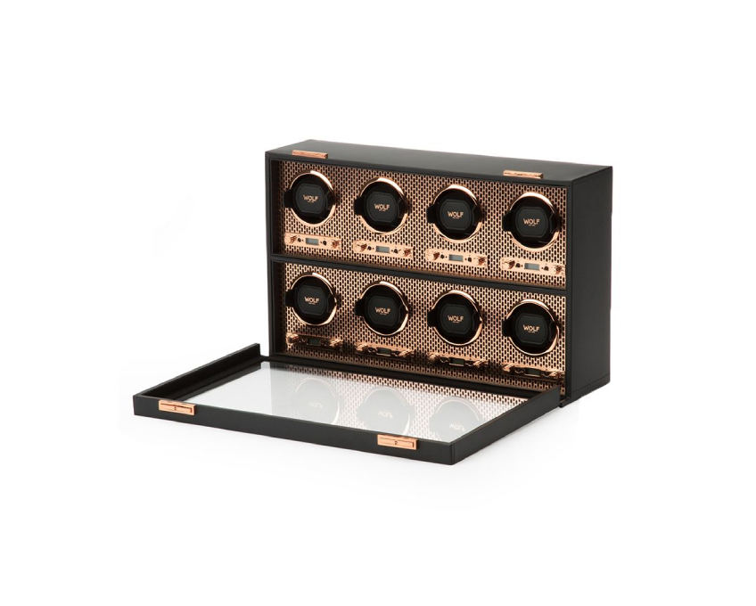 WOLF 1834, Axis 8pc Watch Winder, SKU: 469716 | watchphilosophy.co.uk