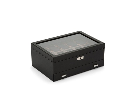WOLF 1834, Roadster 10pc Watch Box With Drawer, SKU: 477656 | watchphilosophy.co.uk