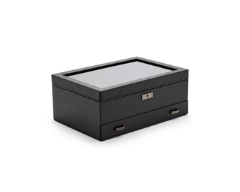 WOLF 1834, Axis 10pc Watch Box With Drawer, SKU: 488203 | watchphilosophy.co.uk