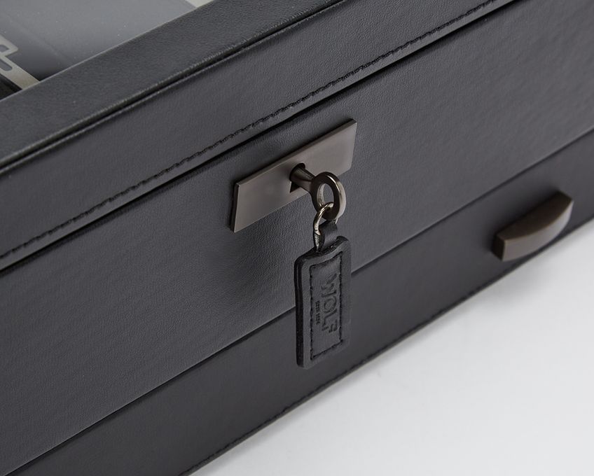 WOLF 1834, Axis 10pc Watch Box With Drawer, SKU: 488203 | watchphilosophy.co.uk
