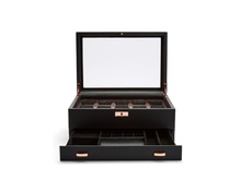 WOLF 1834, Axis 10pc Watch Box With Drawer, SKU: 488216 | watchphilosophy.co.uk
