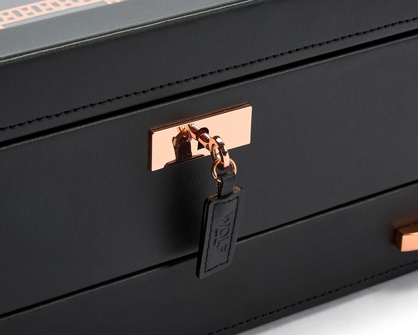 WOLF 1834, Axis 10pc Watch Box With Drawer, SKU: 488216 | watchphilosophy.co.uk