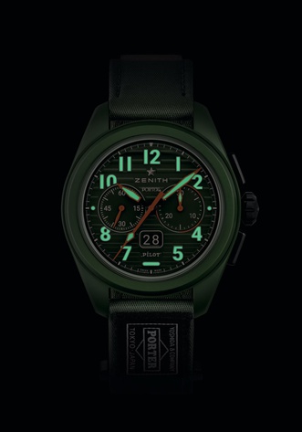 Men's watch / unisex ZENITH, Pilot Big Date Flyback Porter Limited Edition / 42.50mm, SKU: 49.4001.3652/63.I001 | watchphilosophy.co.uk