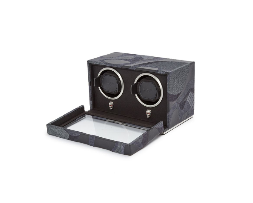 WOLF 1834, Memento Mori Double Cub Watch Winder, SKU: 493202 | watchphilosophy.co.uk