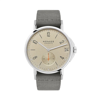 Men's watch / unisex  NOMOS GLASHÜTTE, Ahoi Neomatik 38 Date Sand / 38.5mm, SKU: 517 | watchphilosophy.co.uk
