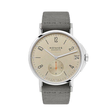 Men's watch / unisex NOMOS GLASHÜTTE, Ahoi Neomatik 38 Date Sand / 38.5mm, SKU: 527 | watchphilosophy.co.uk