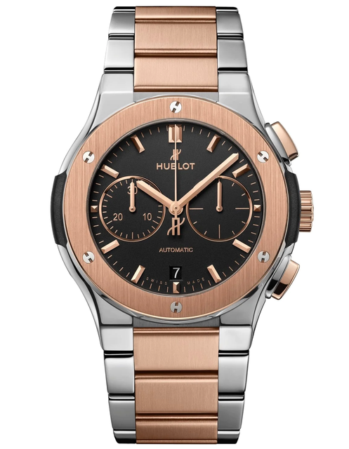 Men's watch / unisex HUBLOT, Classic Fusion Chronograph Titanium King Gold / 42mm, SKU: 540.NO.1180.NO | watchphilosophy.co.uk
