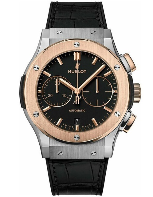 Men's watch / unisex HUBLOT, Classic Fusion Chronograph Titanium King Gold / 42mm, SKU: 541.NO.1181.LR | watchphilosophy.co.uk
