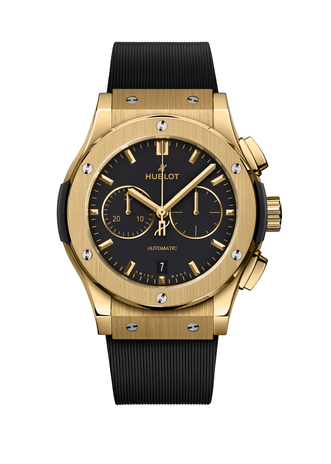 Men's watch / unisex HUBLOT, Classic Fusion Chronograph Yellow Gold / 42mm, SKU: 541.VX.1130.RX | watchphilosophy.co.uk