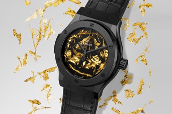Men's watch / unisex HUBLOT, Classic Fusion Gold Crystal Ceramic / 42mm, SKU: 542.CX.0660.LR | watchphilosophy.co.uk