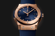 Men's watch / unisex HUBLOT, Classic Fusion King Gold Blue / 42mm, SKU: 542.OX.7180.RX | watchphilosophy.co.uk