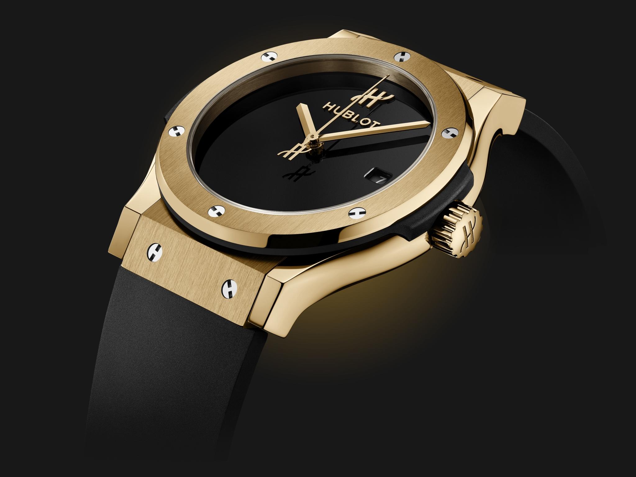 Men's watch / unisex HUBLOT, Classic Fusion Original Yellow Gold / 42mm, SKU: 542.VX.1230.RX.MDM | watchphilosophy.co.uk