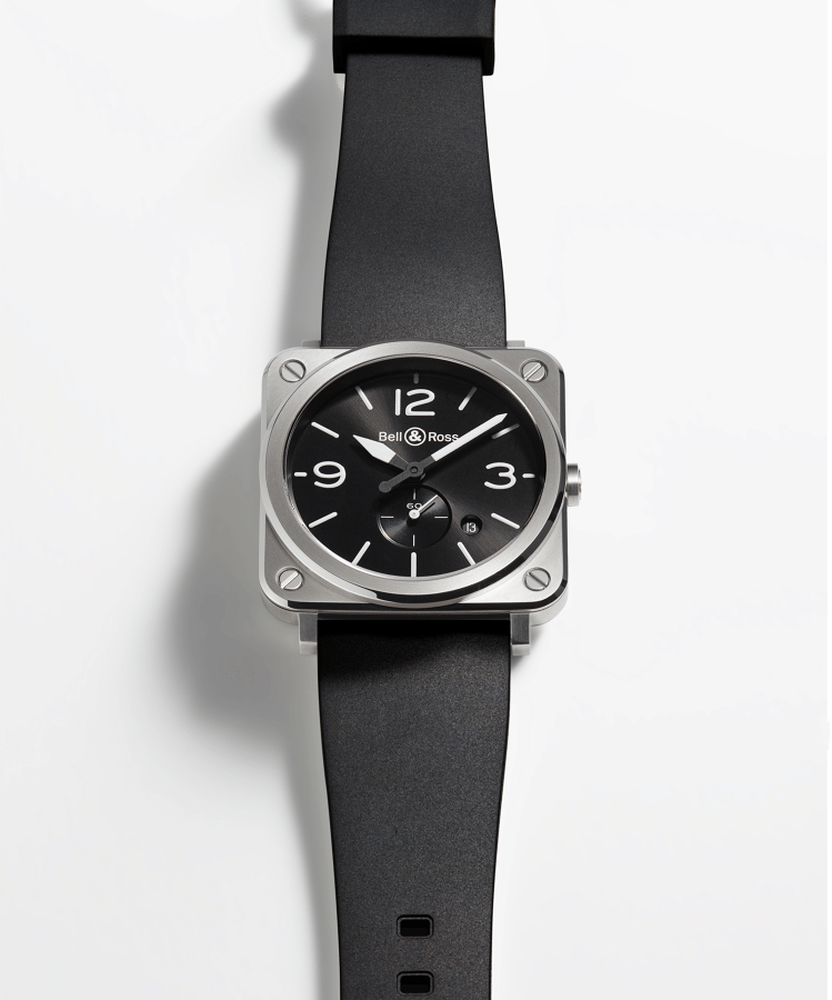 Men's watch / unisex  BELL & ROSS, BR S Steel / 39mm, SKU: BRS-BLC-ST | watchphilosophy.co.uk