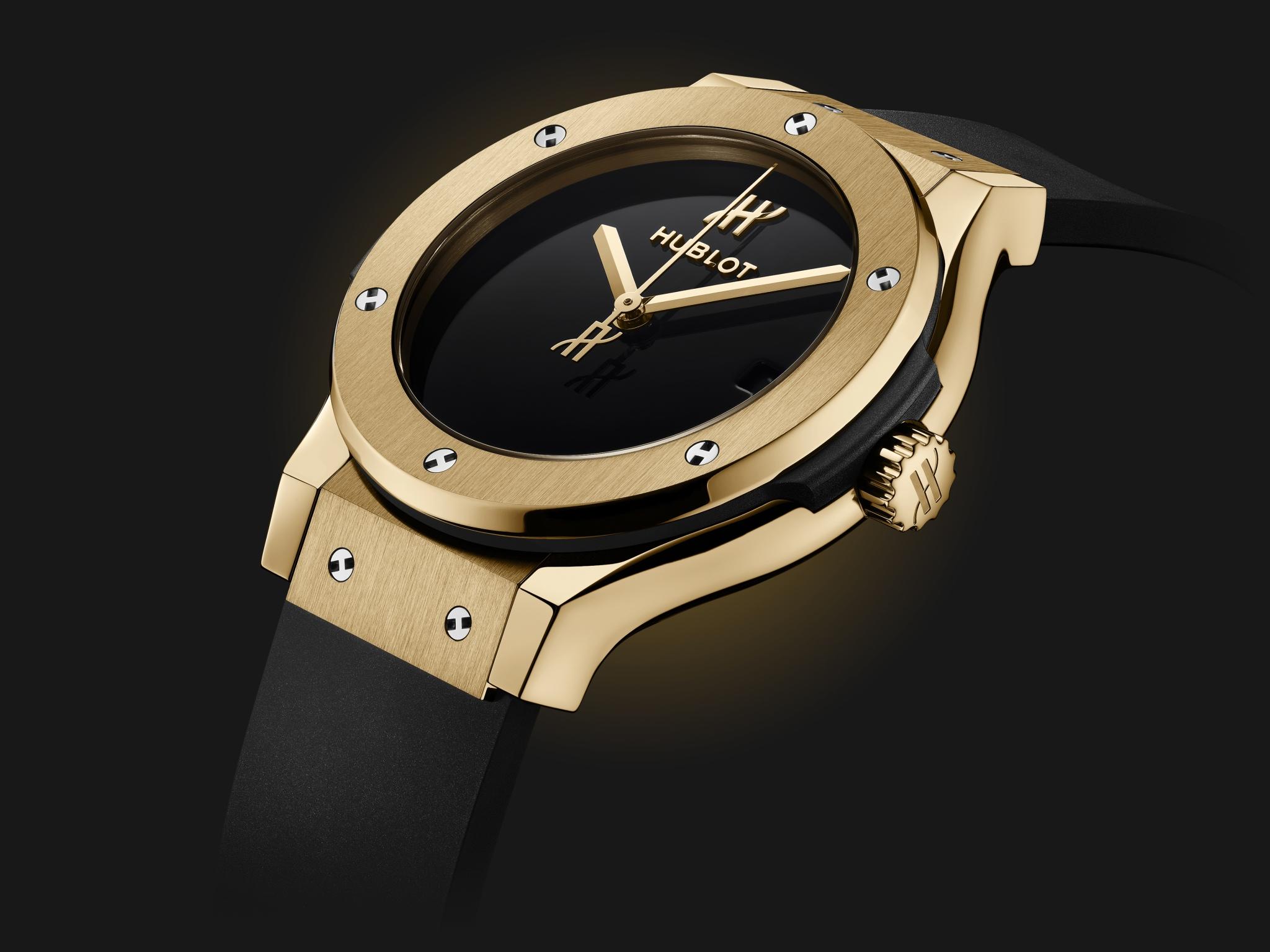 Men's watch / unisex HUBLOT, Classic Fusion Original Yellow Gold / 38mm, SKU: 565.VX.1230.RX.MDM | watchphilosophy.co.uk
