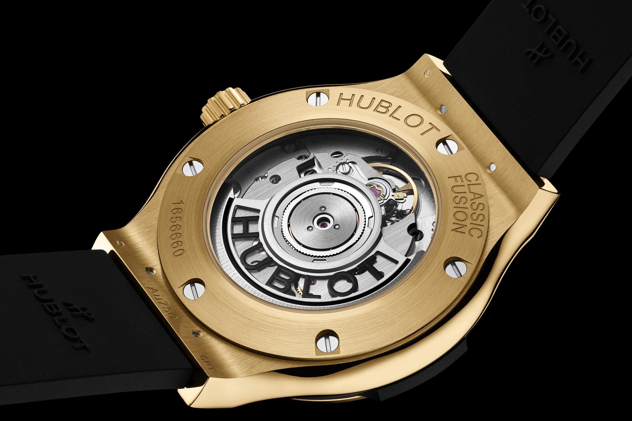 Men's watch / unisex HUBLOT, Classic Fusion Original Yellow Gold / 38mm, SKU: 565.VX.1230.RX.MDM | watchphilosophy.co.uk