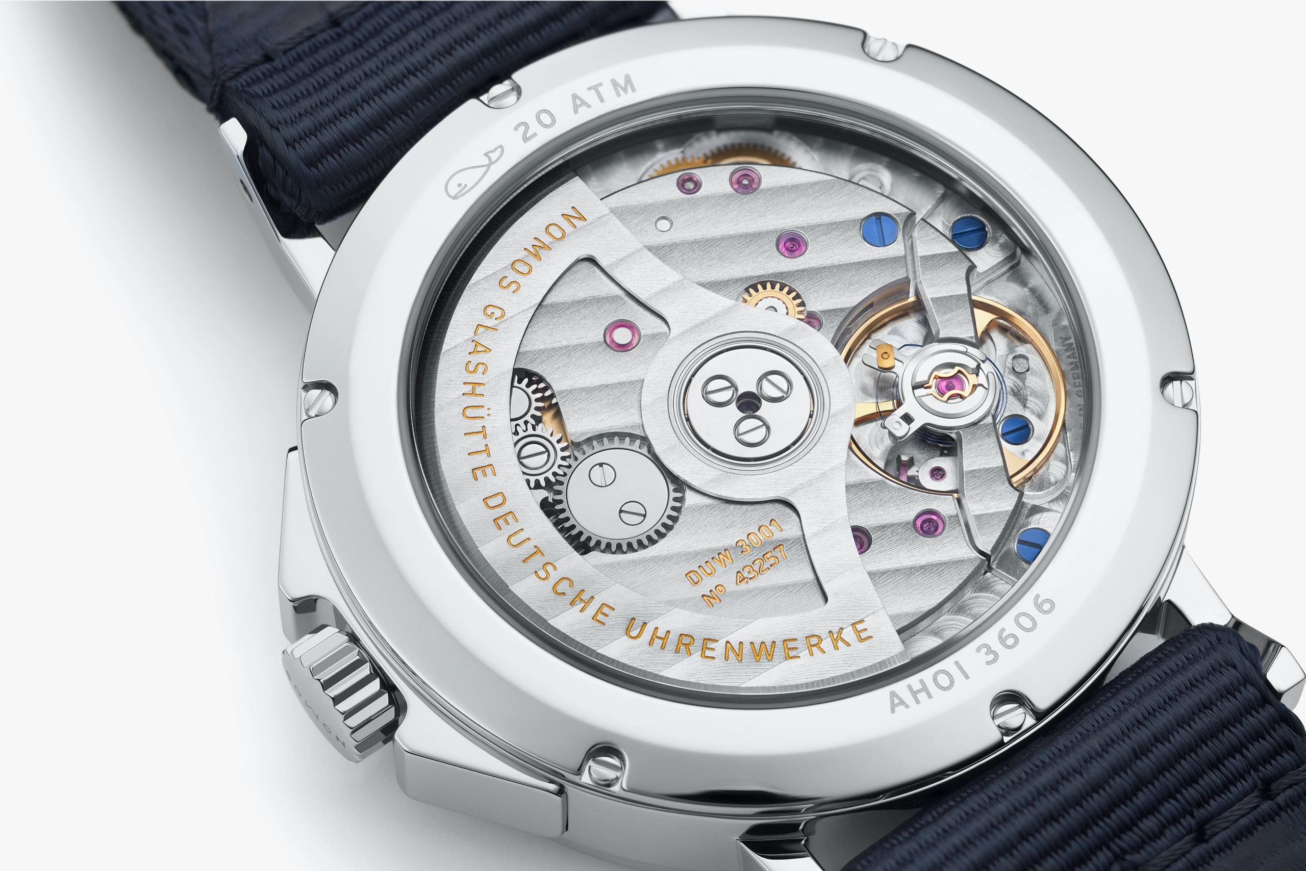 Men's watch / unisex NOMOS GLASHÜTTE, Ahoi Neomatik Atlantic / 36.3mm, SKU: 567 | watchphilosophy.co.uk