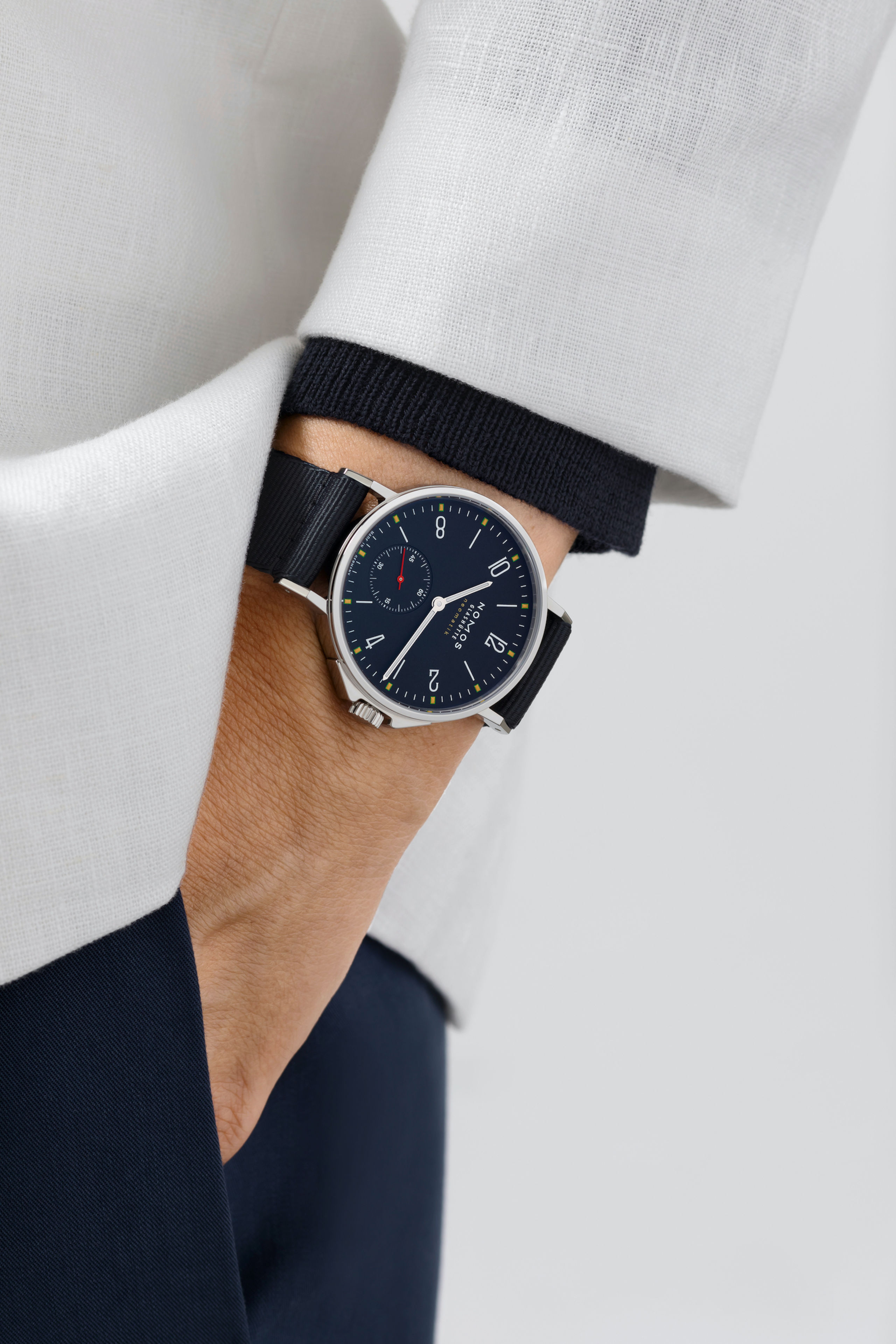 Men's watch / unisex NOMOS GLASHÜTTE, Ahoi Neomatik Atlantic / 36.3mm, SKU: 567 | watchphilosophy.co.uk