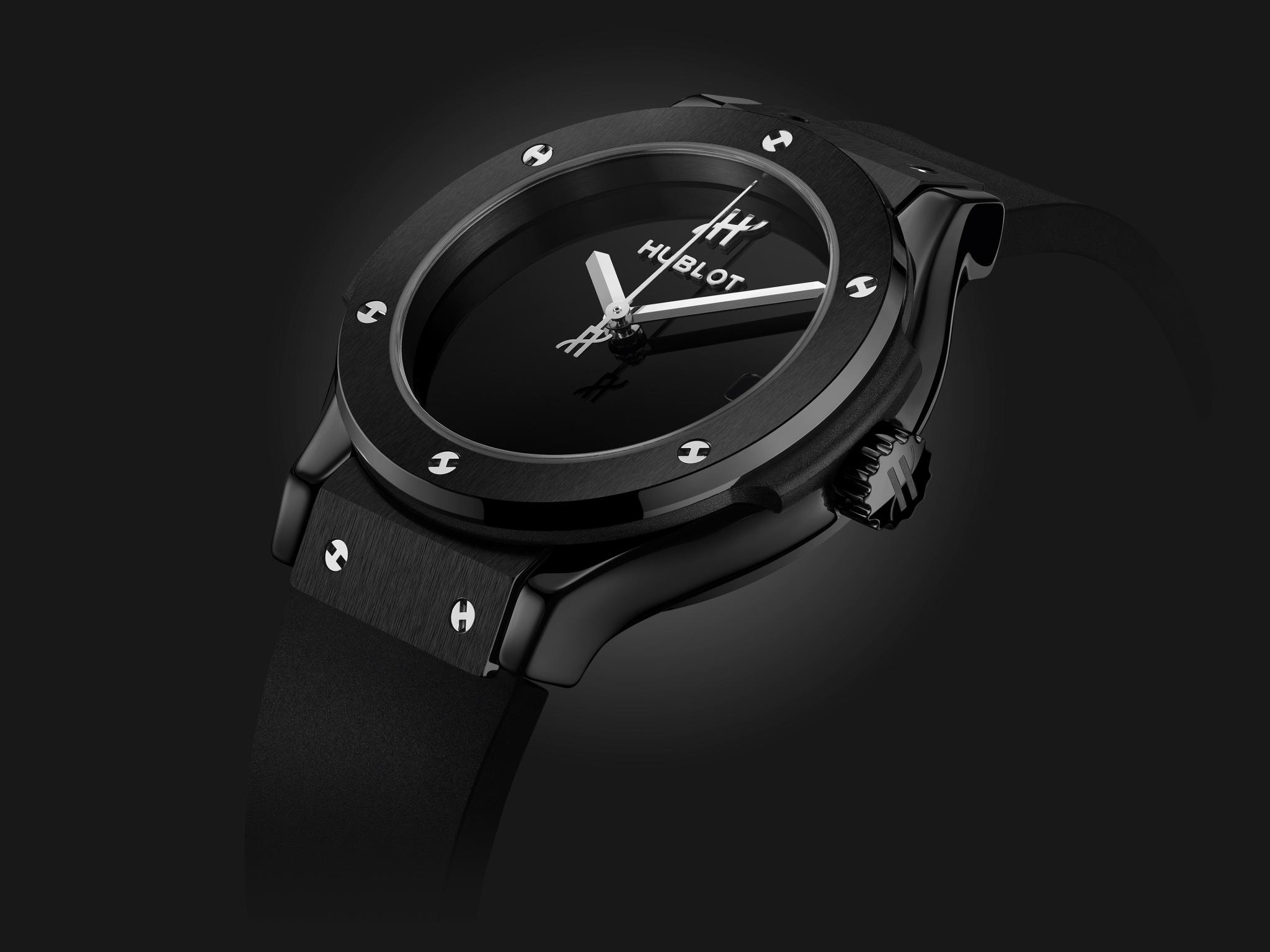 Ladies' watch HUBLOT, Classic Fusion Original Black Magic / 33mm, SKU: 581.CX.1270.RX.MDM | watchphilosophy.co.uk