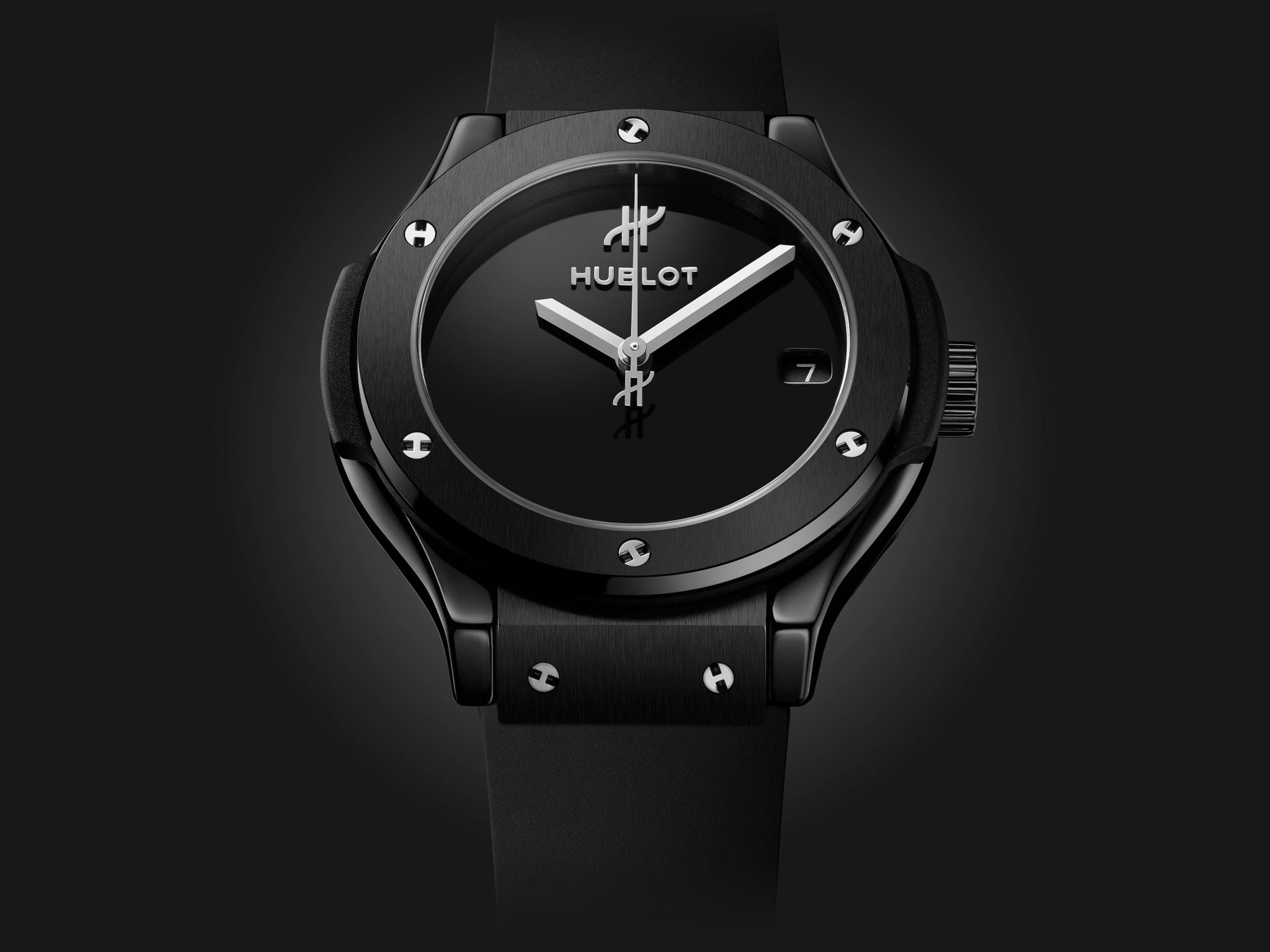 Ladies' watch HUBLOT, Classic Fusion Original Black Magic / 33mm, SKU: 581.CX.1270.RX.MDM | watchphilosophy.co.uk