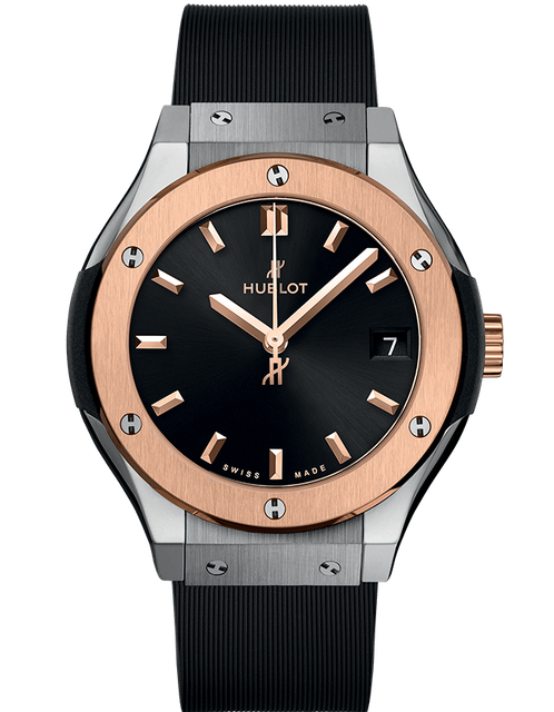 Ladies' watch HUBLOT, Classic Fusion Titanium King Gold / 33mm, SKU: 581.NO.1480.RX | watchphilosophy.co.uk