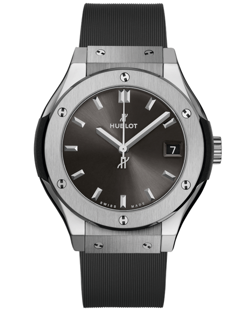 Ladies' watch HUBLOT, Classic Fusion Racing Grey Titanium / 33mm, SKU: 581.NX.7071.RX | watchphilosophy.co.uk
