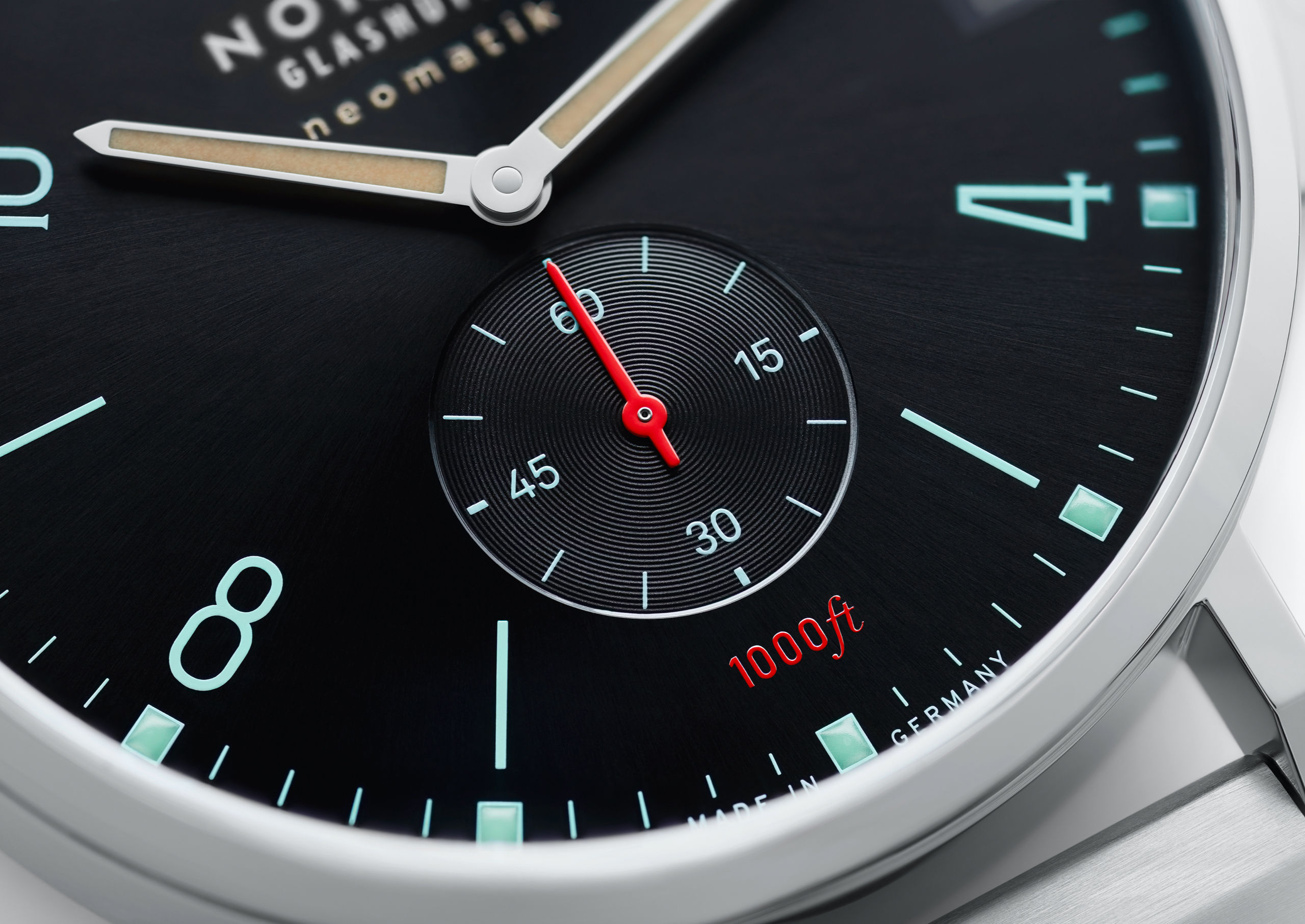 Men's watch / unisex NOMOS GLASHÜTTE, Tangente Sport Neomatik 42 Date Marine Black / 42mm, SKU: 581 | watchphilosophy.co.uk