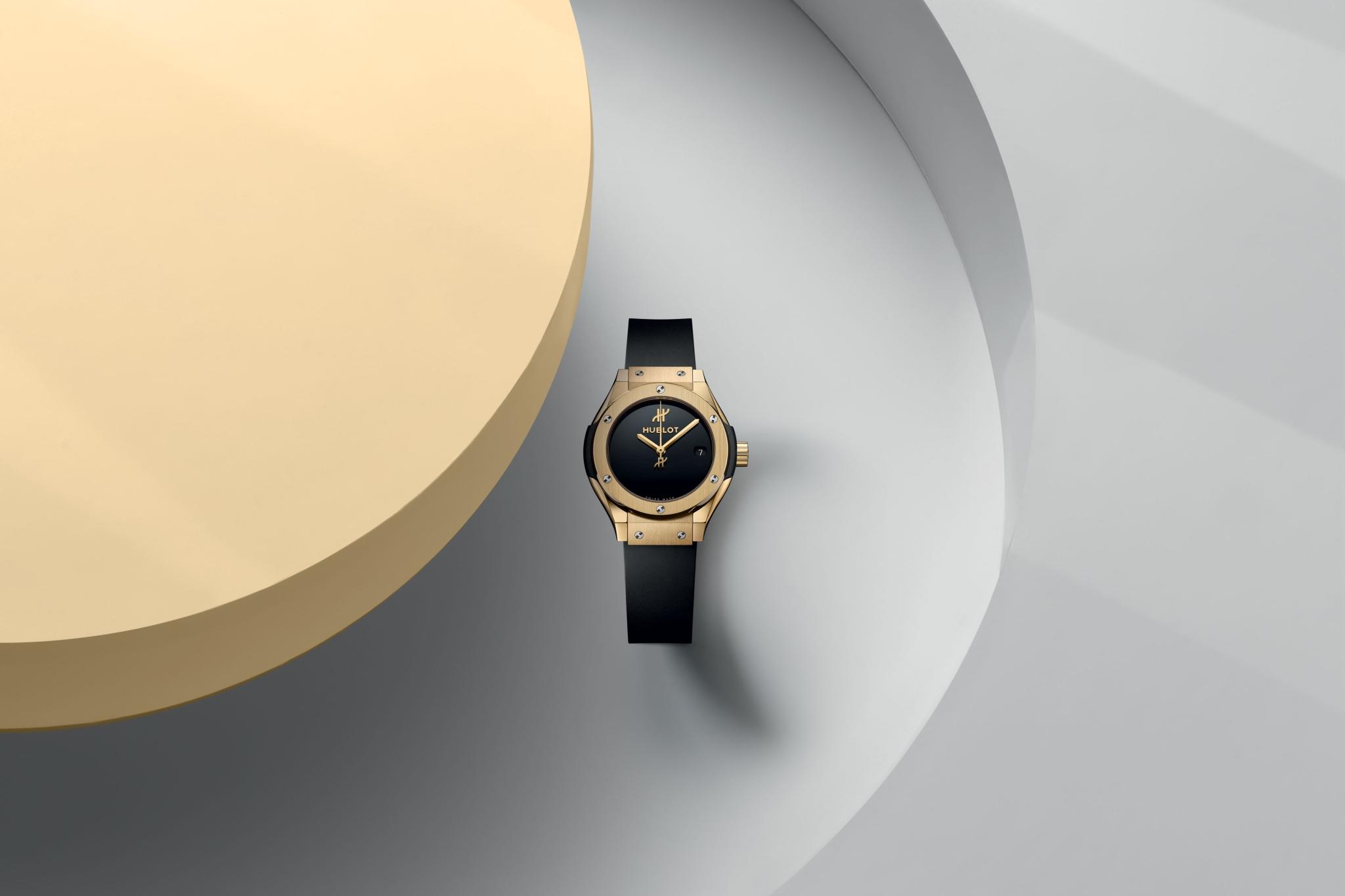 Ladies' watch HUBLOT, Classic Fusion Original Yellow Gold / 29mm, SKU: 591.VX.1230.RX.MDM | watchphilosophy.co.uk
